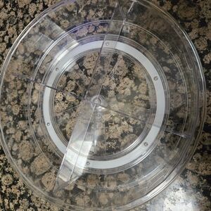 Clear Divided Serving Tray
